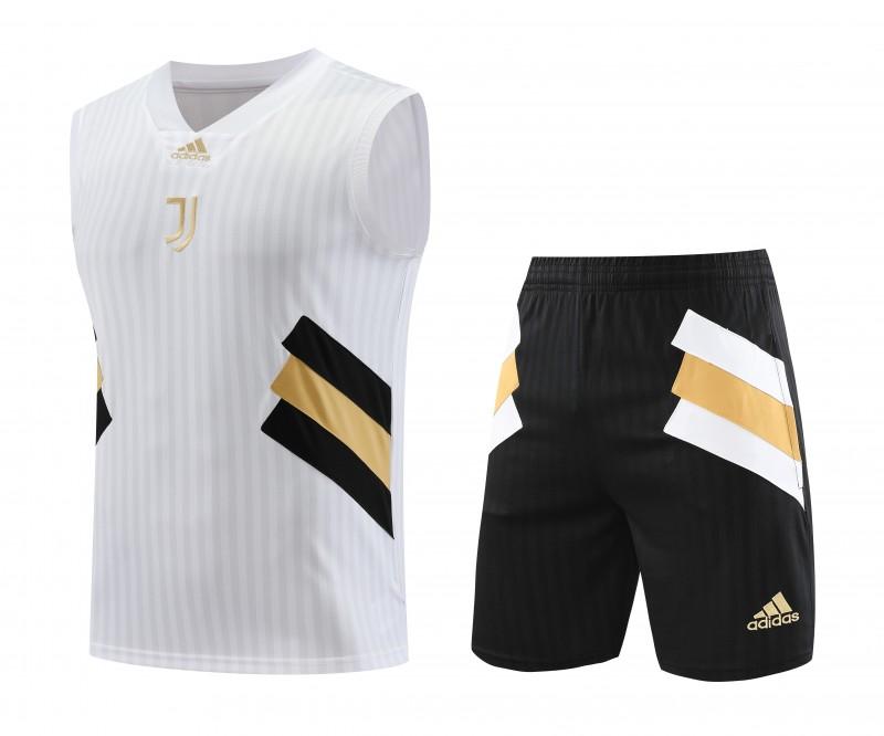 23-24 Juventus Remake Icon White Vest Jersey+Shorts