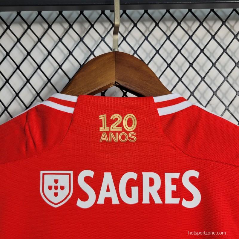 23-24 KIDS Benfica Home Jersey Size 16-28
