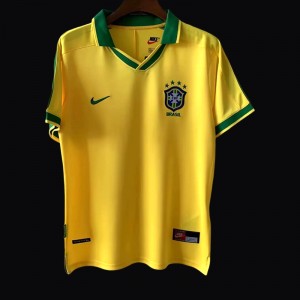 Retro 1997 Brazil Home Jersey
