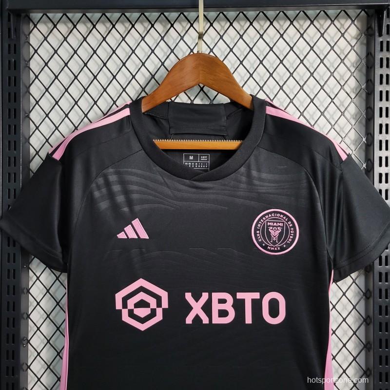 23-24 Women Inter Miami Away Black Jersey