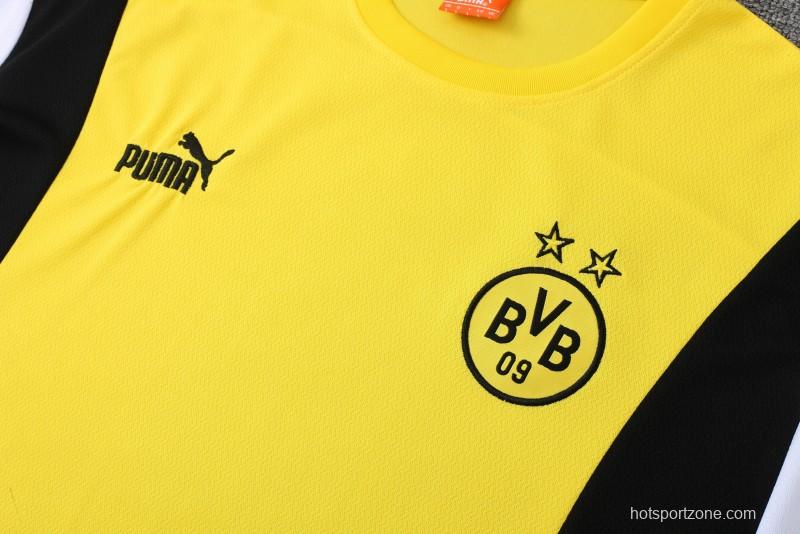 23 24 Borussia Dortmund Yellow Short Sleeve+Shorts