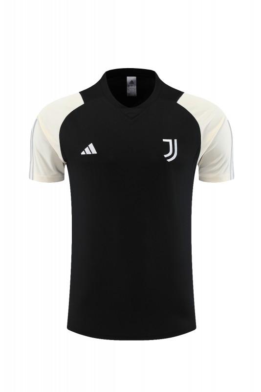 23 24 Juventus Black White Short Sleeve+Shorts