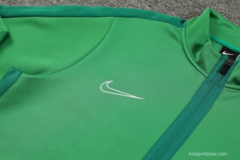 23/24 Nike Green Full Zipper Jacket+ Pants