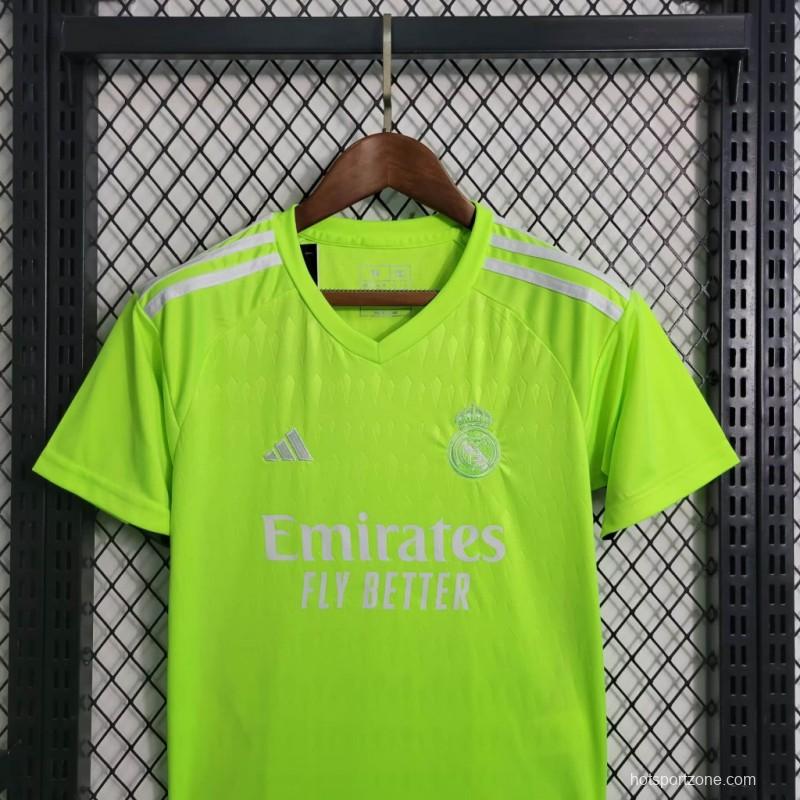 23/24 KIDS Real Madrid Green Goalkeeper Jersey