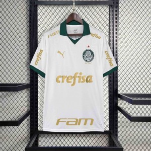 24/25 All Sponsor Palmeiras Away White Jersey With All Sponsor