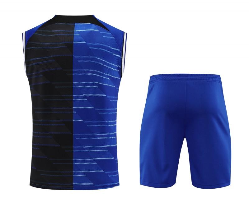 23/24 Inter Milan Blue Vest Jeresy+Shorts