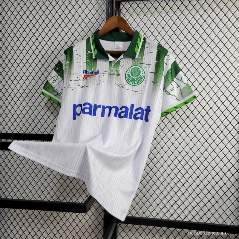 Retro 96/97 Palmeiras Away White Jersey