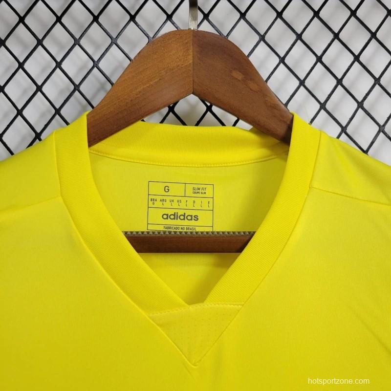 24/25 Flamengo Yellow Vest Training Jersey
