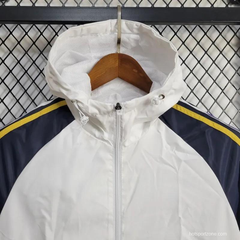 24/25 Flamengo White Windbreaker