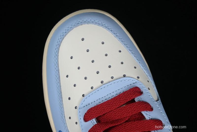 Nike Air Force 1'07 Low "Joker Red" Clown Red Custom Casual Sneakers