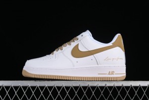 Nocta x Nike Air Force 1'07 Low "Certified Lover Boy" Khaki Casual Sneakers