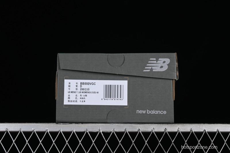 New Balance BB550 Series Leather Unisex Casual Running Shoes - BB550VGC