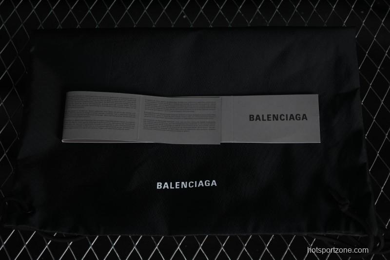 Balenciaga Phantom Sneaker 10th Generation Lace-Up Running Shoes with Transparent Heel Strap - W3XLL9191