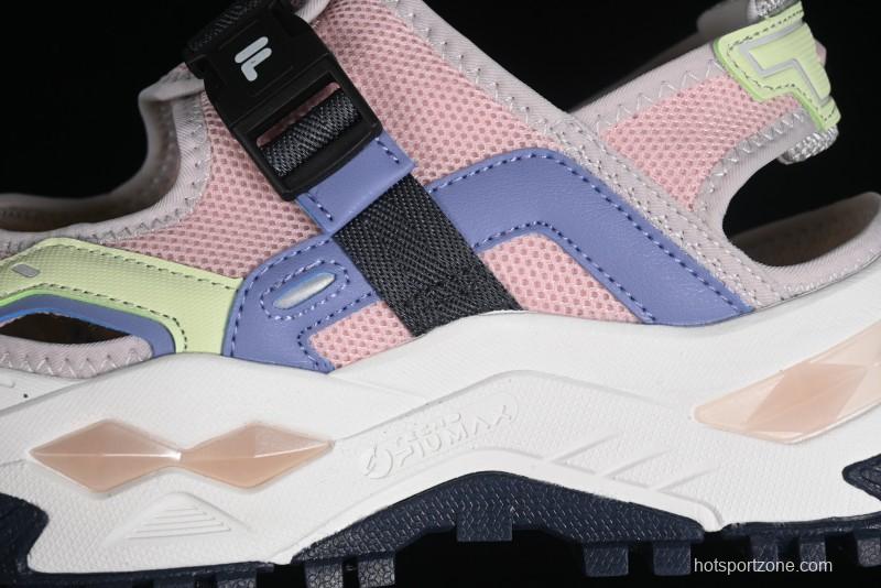Fila Fusion Thick Sole Hard Candy Sandals - T12W421403FRB