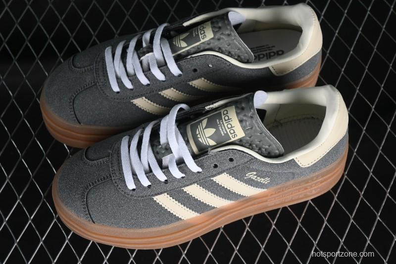 Adidas Originals Gazelle Bold IE0428 Low-Top Sneakers with Thick Sole for Casual Wear, Anti-Slip and Durable - IE0428