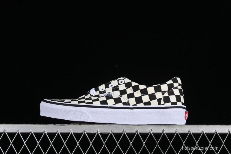 Vans Authentic Golden Coast Classic Checkerboard Slip-On Canvas Shoes - VN0A4BV4R6R