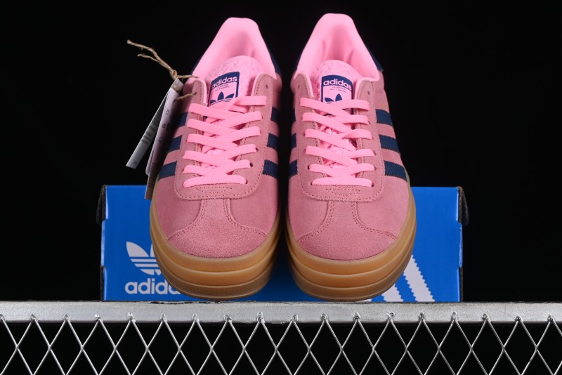 Adidas Originals Gazelle Bold H06122 Low-Top Sneakers with Thick Sole for Casual Wear, Slip-Resistant and Durable