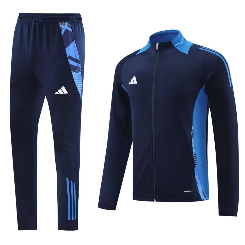 24/25 Adidas Navy/Blue Full Zipper Jacket +Long Pants