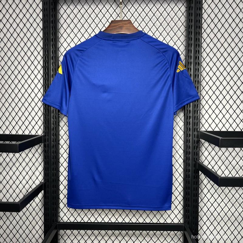 2024 Spain Euro Blue/Red/Yellow Pre-match Training Jersey