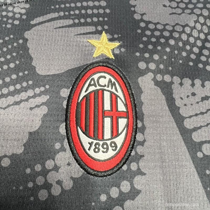 24/25 Kids AC Milan Black Goalkeeper Jersey