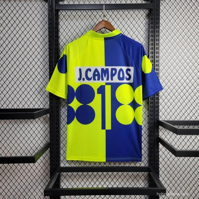 Retro 1998 Mexico Goalkeeper CAMPOS 1 Home Yellow Jersey