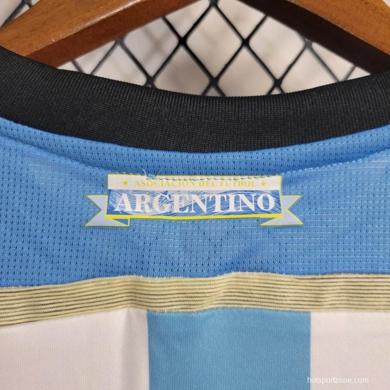 Retro 2014 Argentina Home Jersey