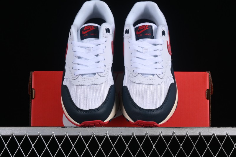 Nike Air Max 1 Premium Retro Running Shoes with Half-Sole Air Cushion - DH1348-146