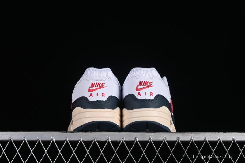 Nike Air Max 1 Premium Retro Running Shoes with Half-Sole Air Cushion - DH1348-146