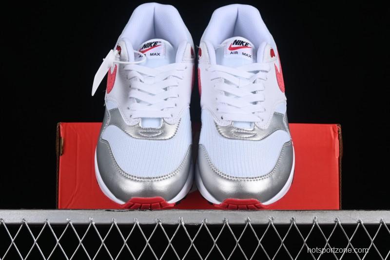 Nike Air Max 1 Retro Running Shoes with Half-Sole Air Cushion - HF7746-100