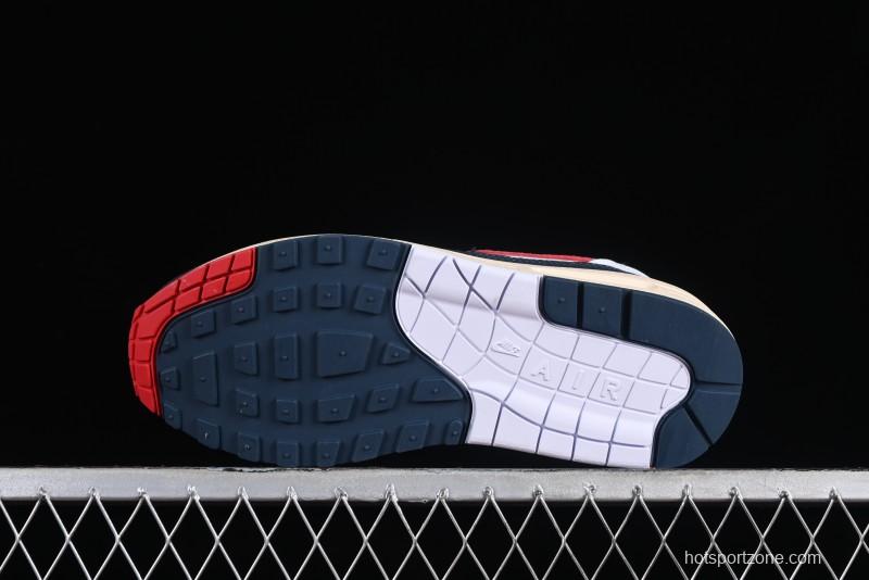Nike Air Max 1 Premium Retro Running Shoes with Half-Sole Air Cushion - DH1348-146