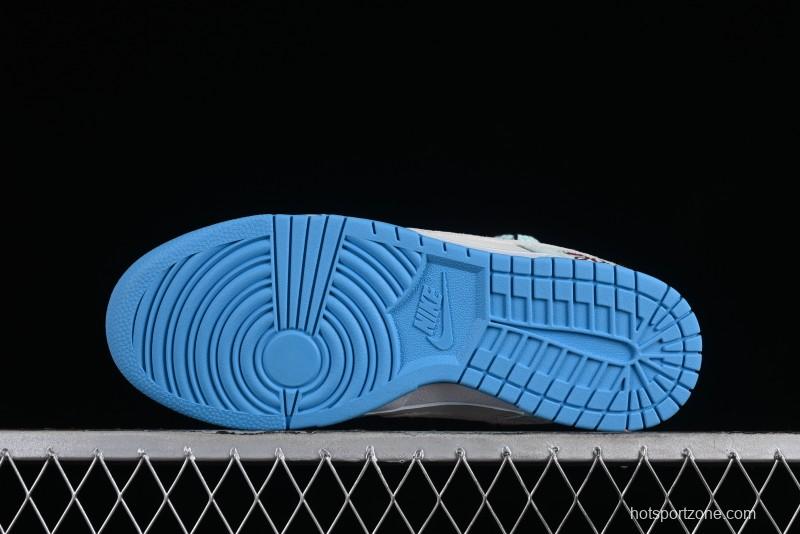 Nike SB Dunk Low Year of the Dragon Limited Edition - Gray Hook Dragon Soaring High Anniversary Premium Custom Low-Top Casual Skate Shoes - SJ2068-230