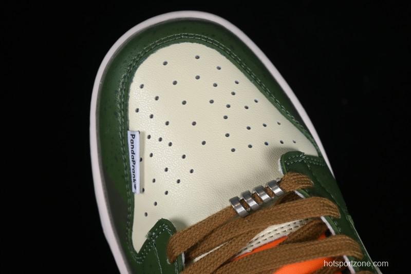 Nike Dunk Low Panda Prank Street Racing Lightyear Distressed SB Strap Low-Top Casual Sneakers - DD1391-300