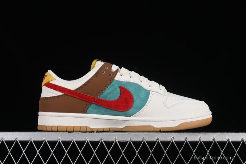 Nike SB Dunk Low Chinese New Year Limited - Colorful Clouds Anniversary High-End Custom Low-Top Casual Skate Shoes - GJ8309-933