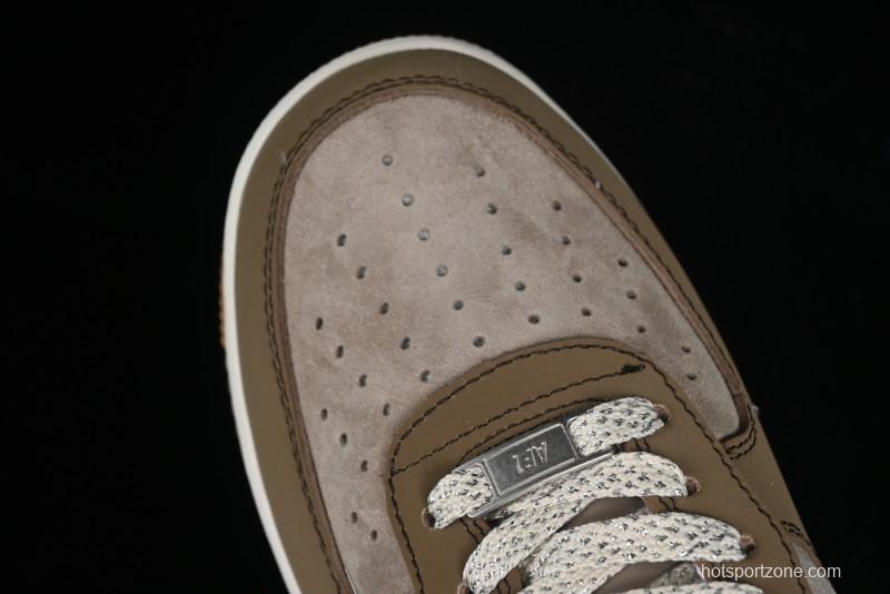 Nike Air Force 1 '07 Low LV Collaboration - Light Brown Casual Sneakers - BA8806-224