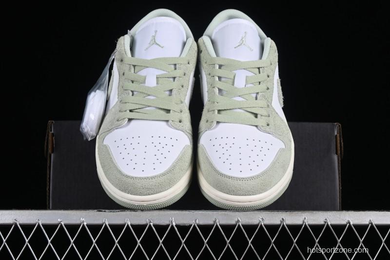 Nike Air Jordan 1 Low AJ1 Apple White Green Low-Top Lifestyle Basketball Shoes - FN5214-131
