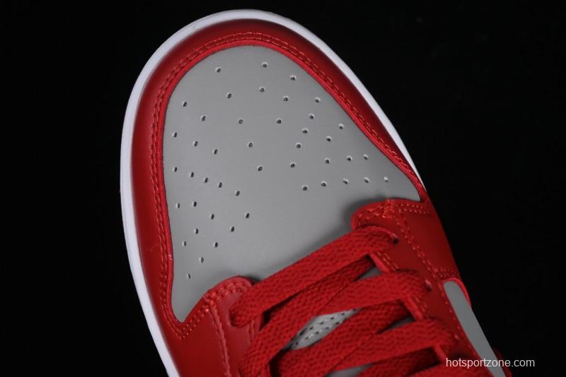 Nike SB Dunk Low Grey Red Colorway Low-Top Casual Skateboarding Shoes - CW1590-0002
