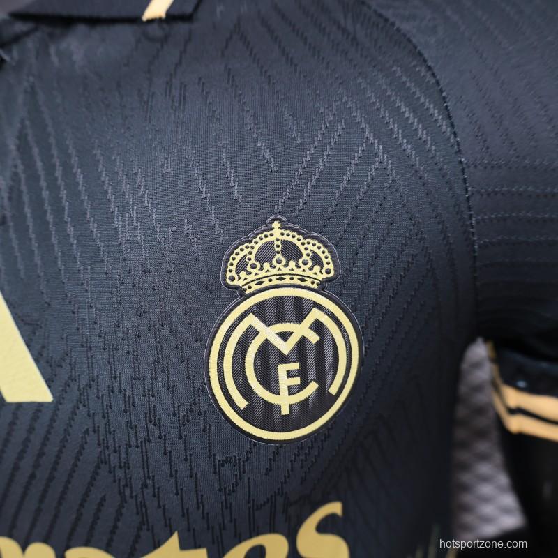 Player Version 24/25 Real Madrid Black/Golden Specail Jersey