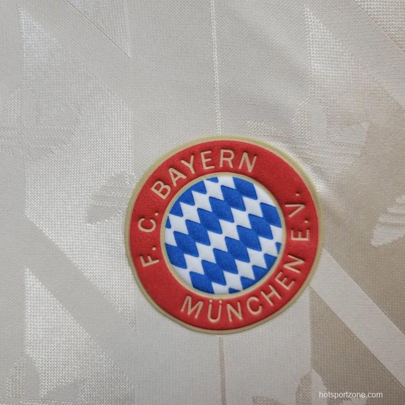 24/25 Bayern Munich Adidas Originals Cream Lifestyler Jersey