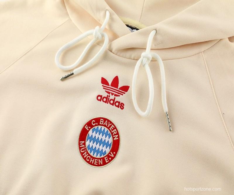 24/25 Bayern Munich Beige Hoodie Jacket +Long Pants