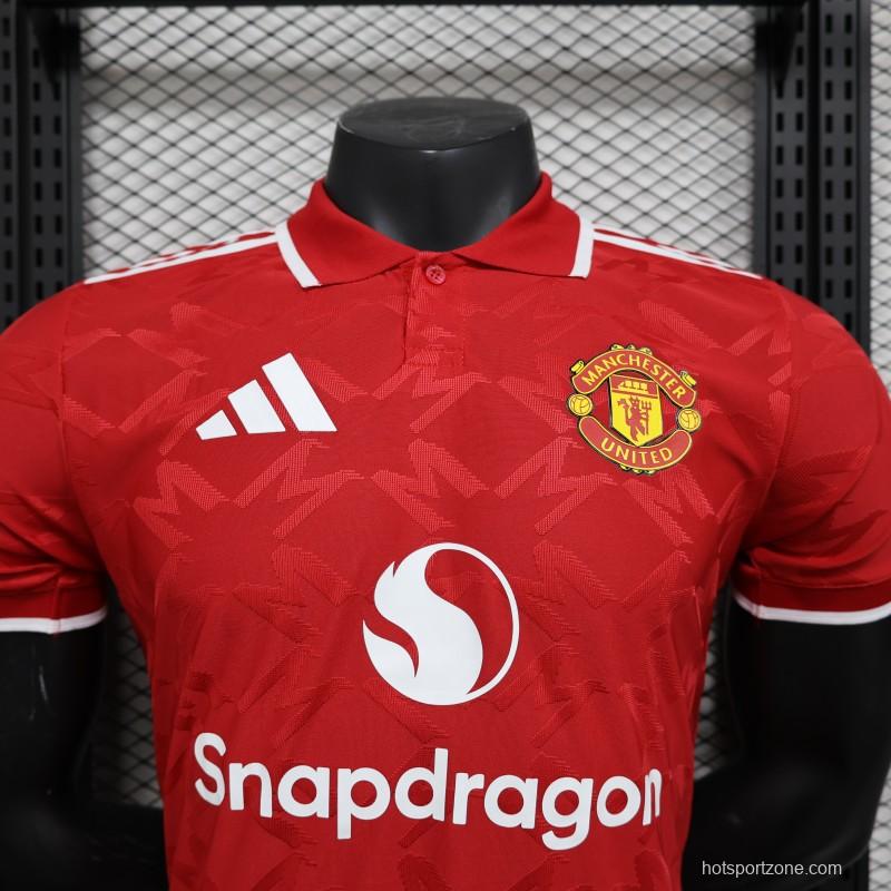 Player Version 25/26 Manchester United Red Special Jersey