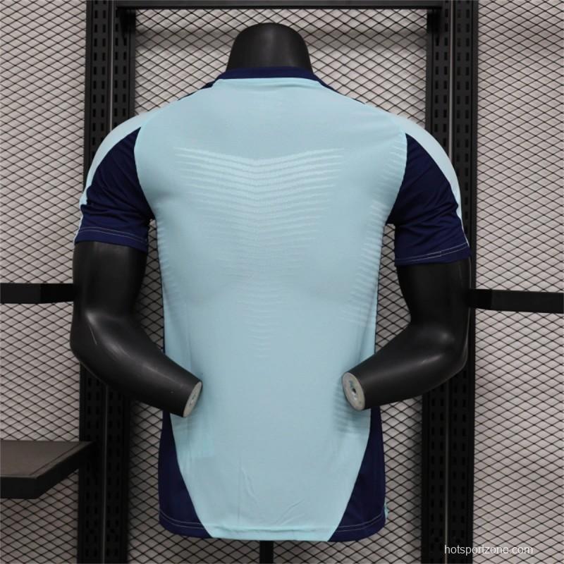 24/25 Player Version Arsenal Pre Match Light Blue Training Jersey