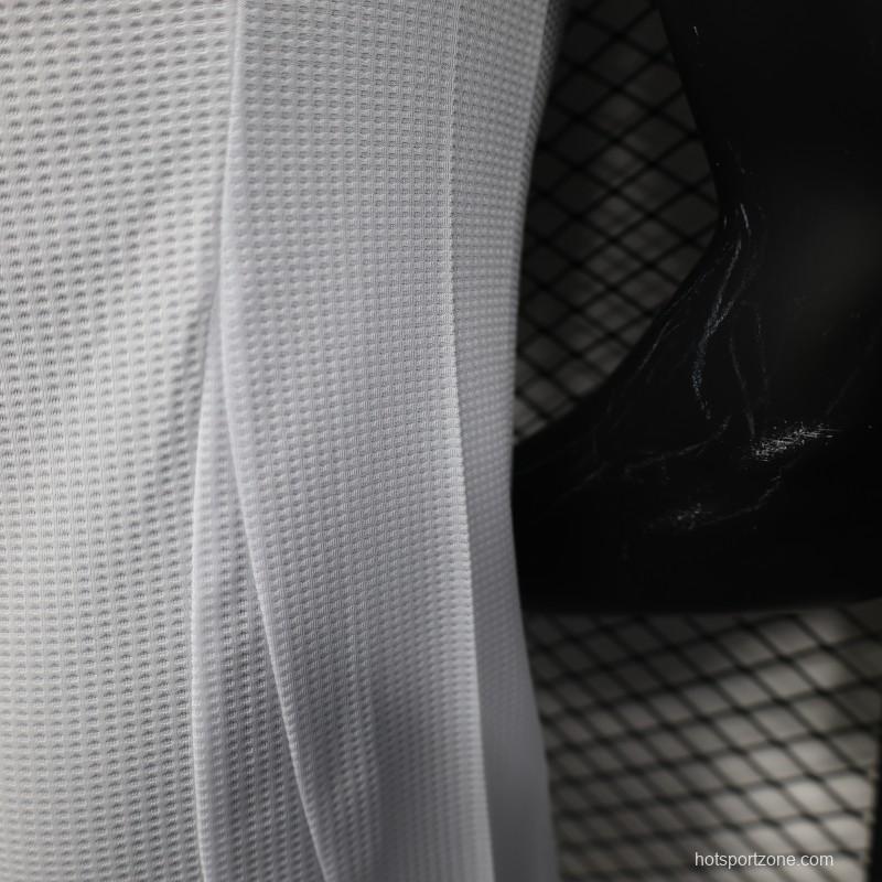 Player Version 25/26 Arsenal White with Emirates Sponsor Jersey