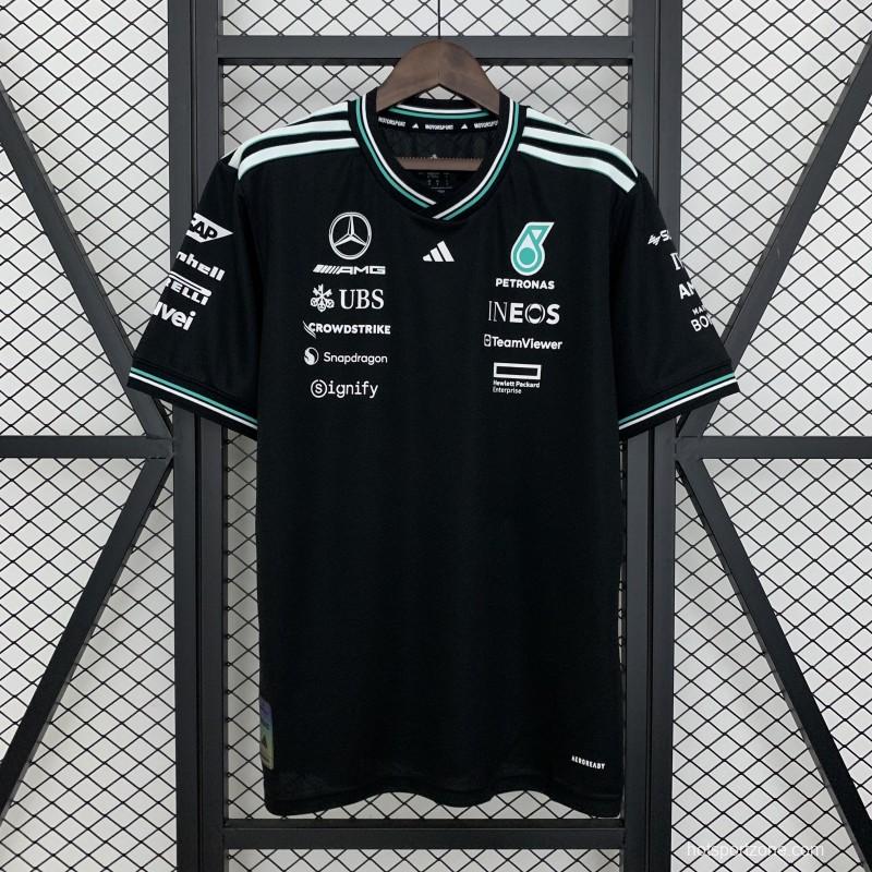 2025 F1 Formula AMG Black T-Shirt