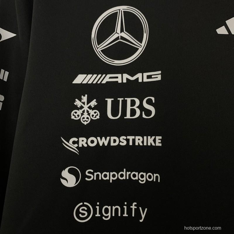 2025 F1 Formula AMG Black Hoodie