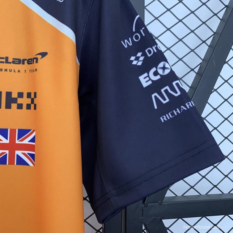 2025 F1 Formula Orange/Black Mclaren Norris T-Shirt