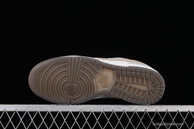 Nike Dunk Low SB Casual Sneakers in Light Grey/Khaki - FJ4188-001