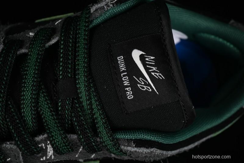 Nike There Skateboards x Nike SB Dunk Low Graffiti Art Style Collaboration SB Low Top Casual Skate Shoes - HF7743-001