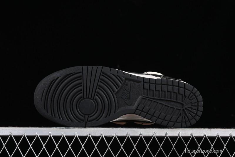 Nike Dunk Low Speed & Fury Distressed Oxidized Metal Punk SB Strap Low-Top Casual Sneakers - DD1391-100