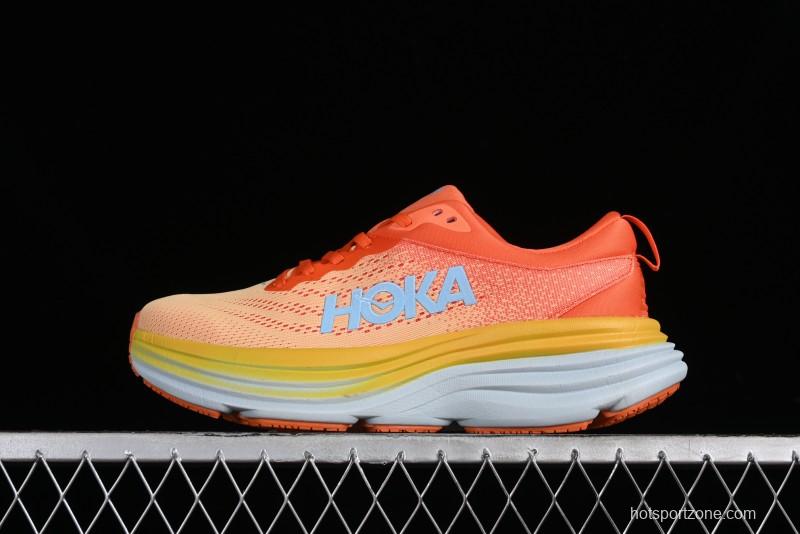 HOKA ONE ONE Bondi 8 Functional Cushioned Running Shoes - 1123202 PBAY