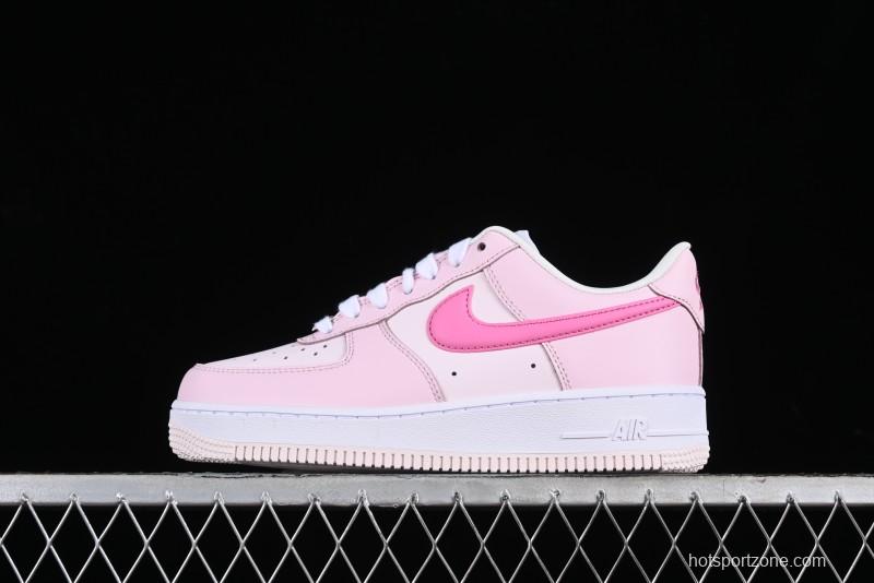 Nike Air Force 1 '07 Low White Pink Casual Sneakers - HM3696-661